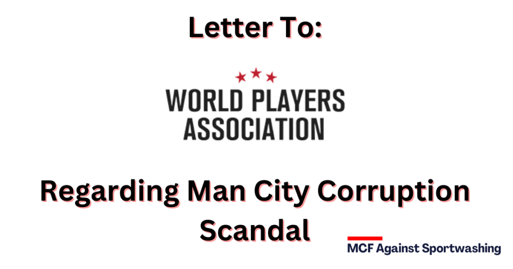 World Players Association: An Appeal Regarding Sheikh Mansour’s Involvement at Man City World Players Association