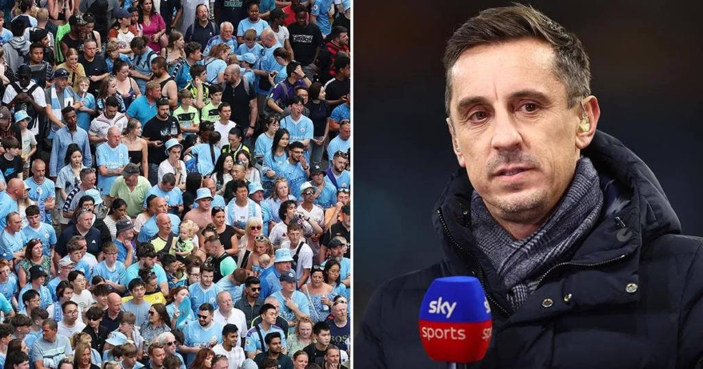Criticism of Gary Neville to Man City over 115 charges