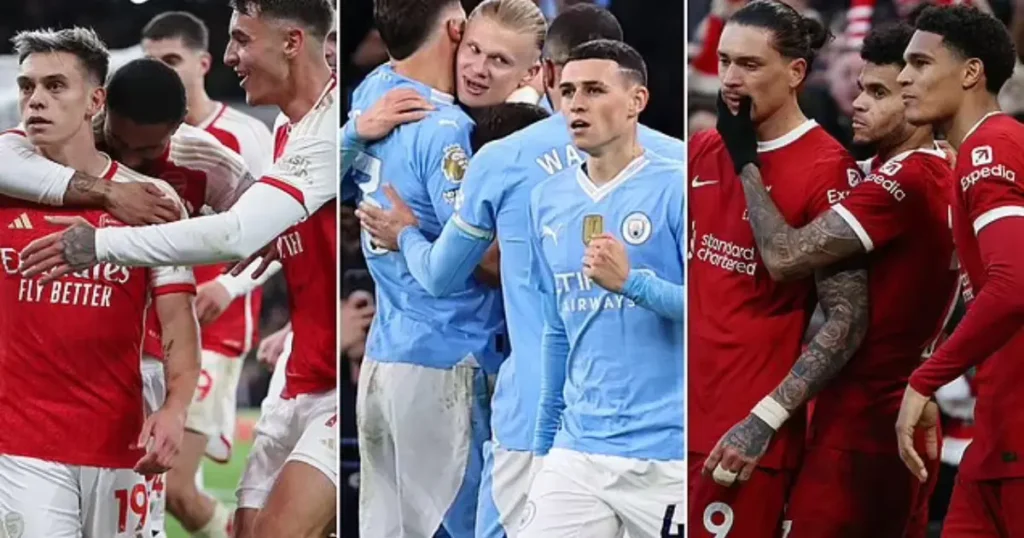Premier League title race heating up: Arsenal, Liverpool, and Manchester City in three-way battle
