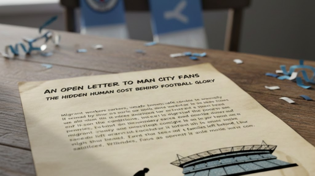 An Open Letter to Man City Fans: The Hidden Human Cost Behind Football Glory