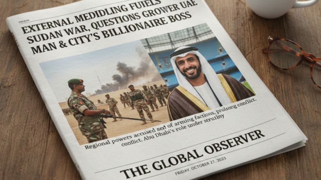 As External Meddling Fuels Sudan War, Questions Grow Over UAE and ManCity’s Billionaire Boss